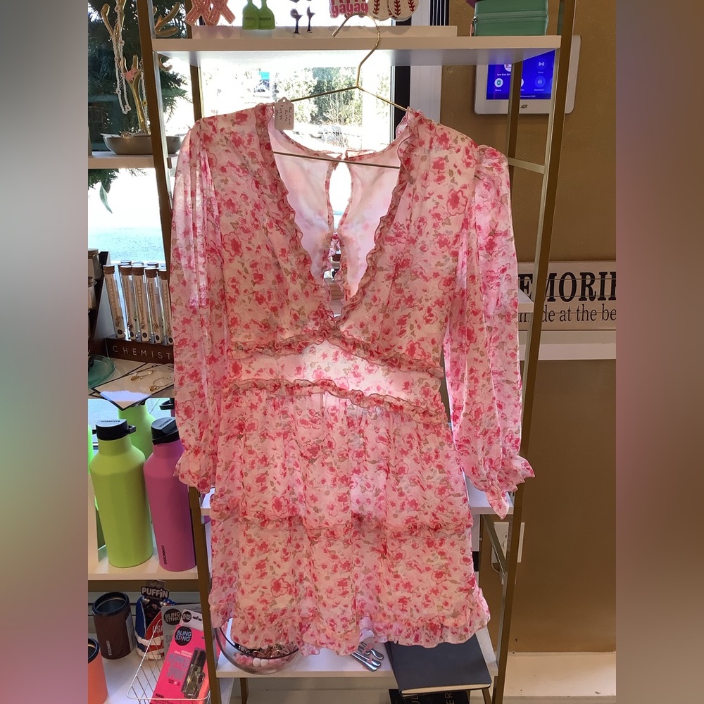 Pink Floral dress